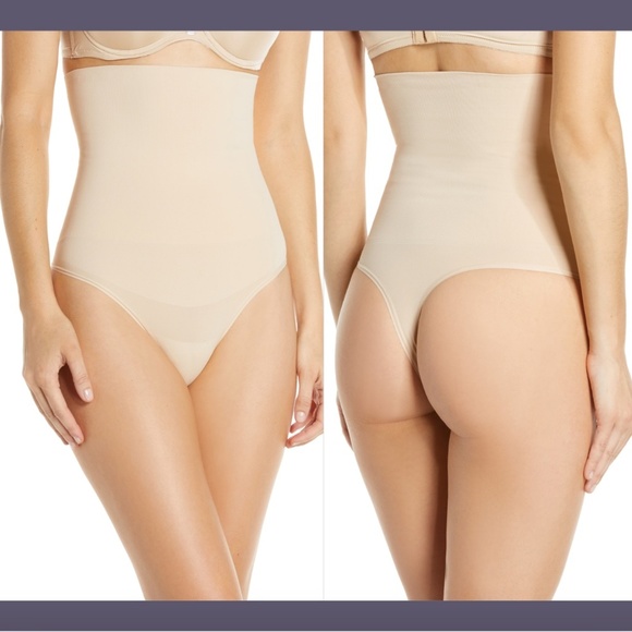 NWT $39 Yummie‎ Cooling FX High Waist Thong Frap [ SZ M/L ] #3100 - Picture 1 of 12